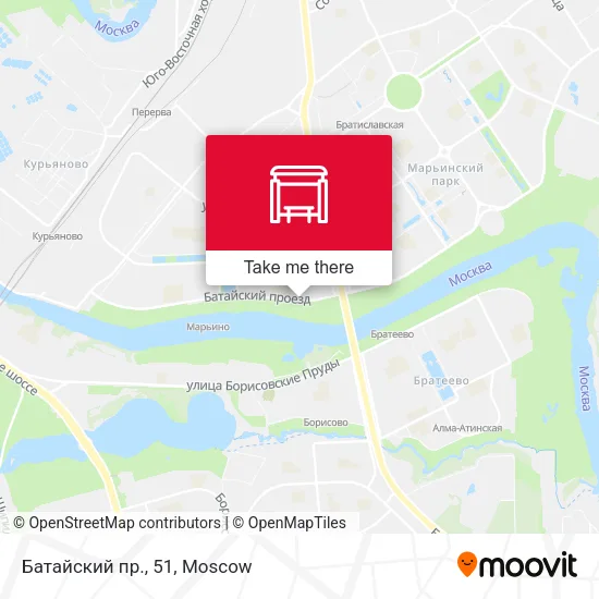 Батайский пр., 51 map
