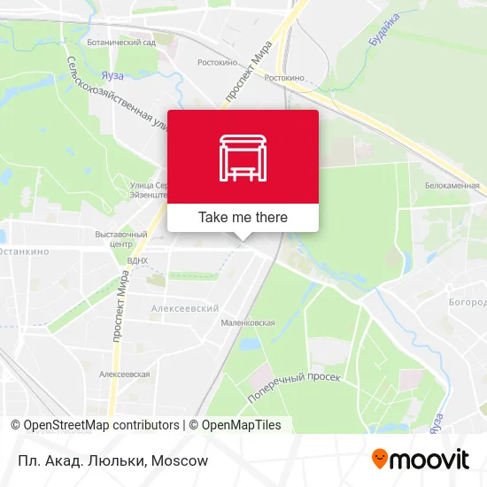 Пл. Акад. Люльки map