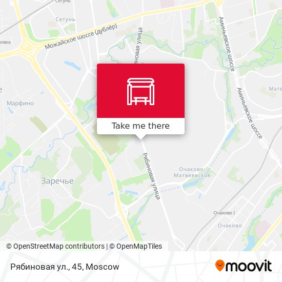 Рябиновая ул., 45 map