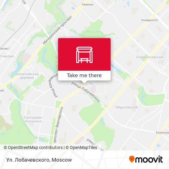 Ул. Лобачевского map