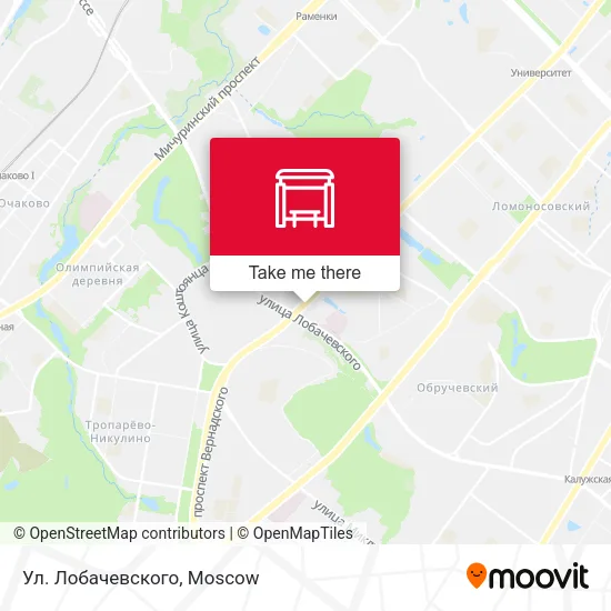 Ул. Лобачевского map