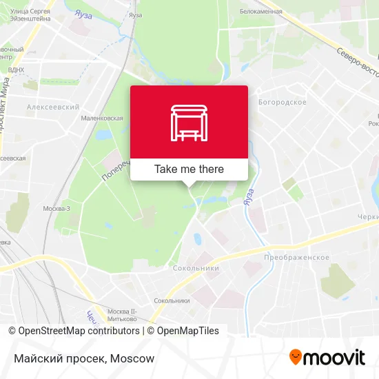 Майский просек map