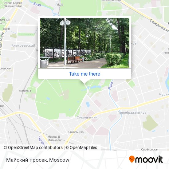 Майский просек map