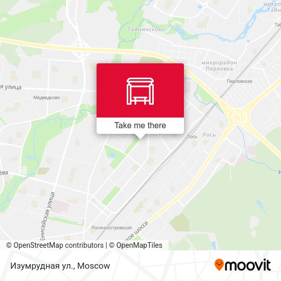 Изумрудная ул. map