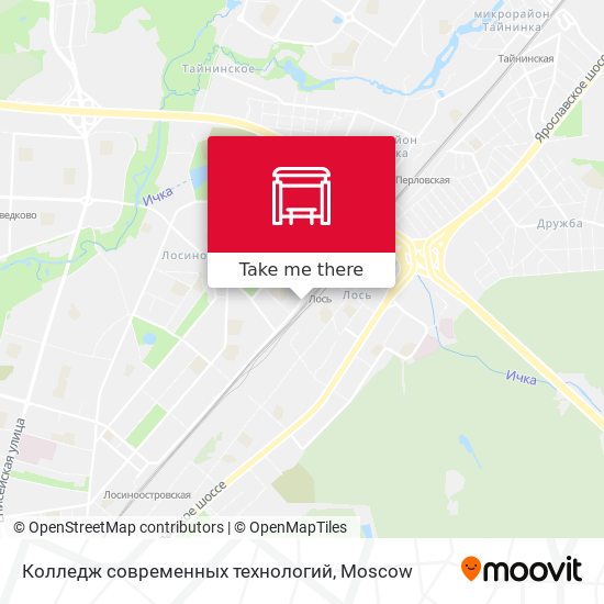 Колледж современных технологий map