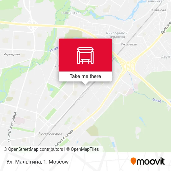 Ул. Малыгина, 1 map