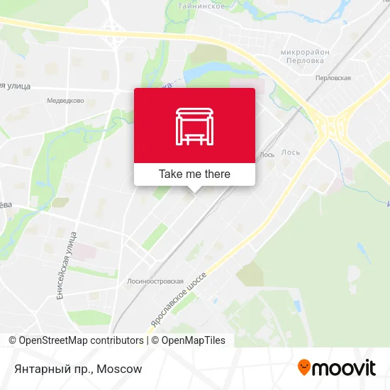 Янтарный пр. map