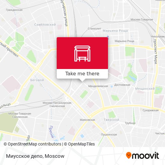 Миусское депо map