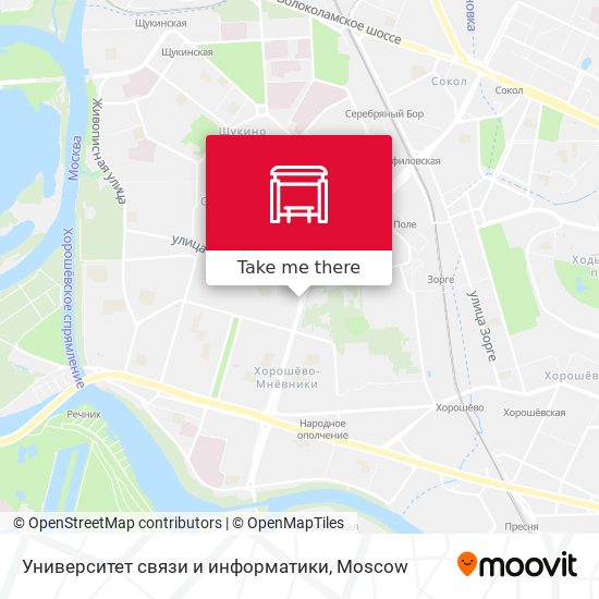 Университет связи и информатики map