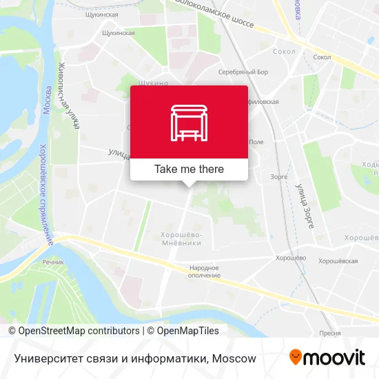 Университет связи и информатики map