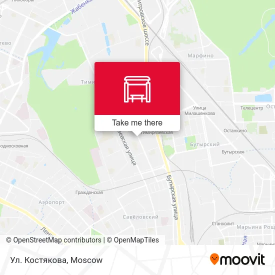 Ул. Костякова map