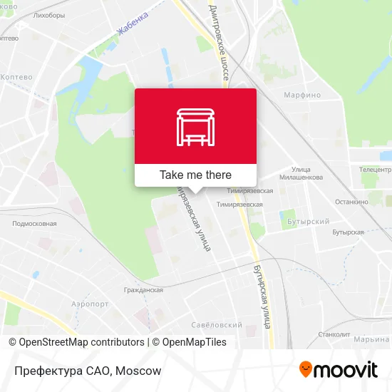 Префектура САО map