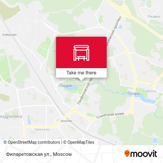Филаретовская ул. map