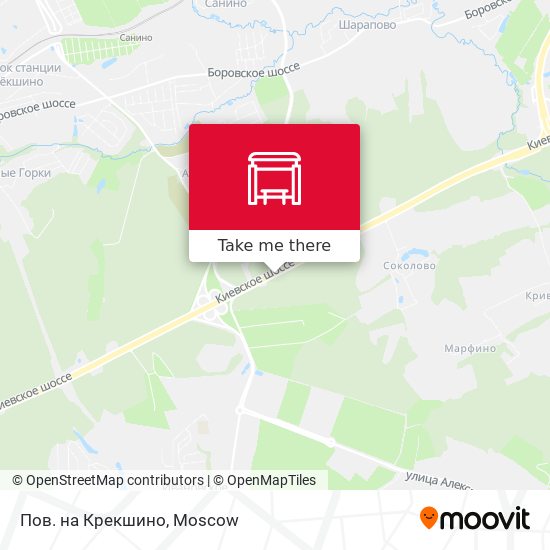 Пов. на Крекшино map