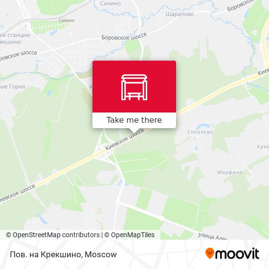 Пов. на Крекшино map