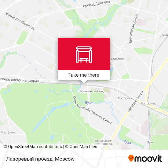Лазоревый проезд map