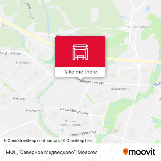 МФЦ "Северное Медведково" map