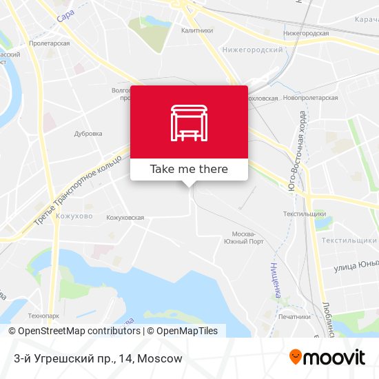3-й Угрешский пр., 14 map