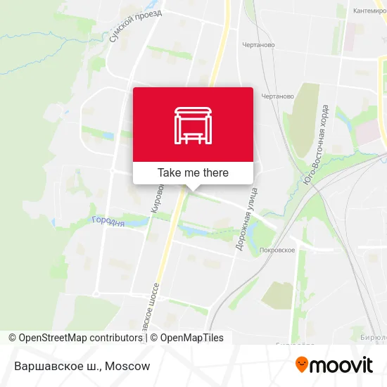 Варшавское ш. map