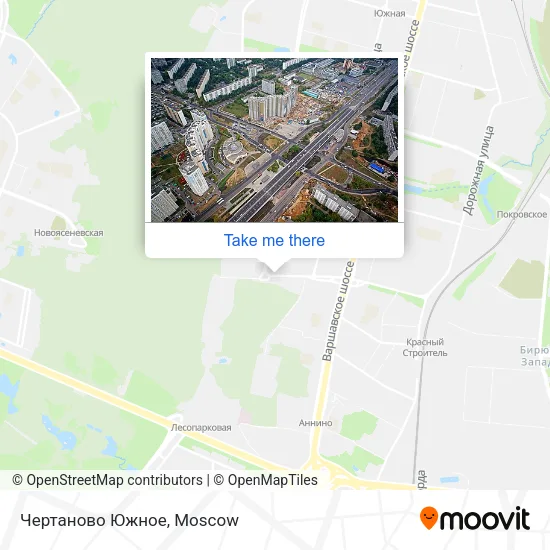 Чертаново Южное map