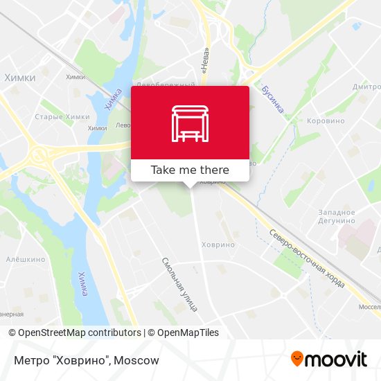 Метро "Ховрино" map