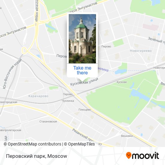 Перовский парк map