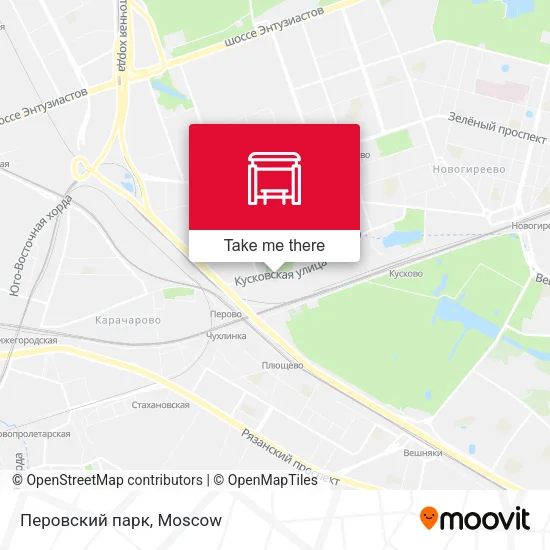 Перовский парк map