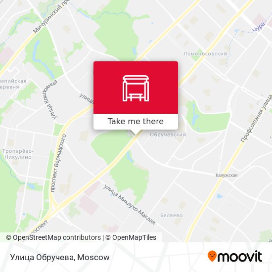 Улица Обручева map