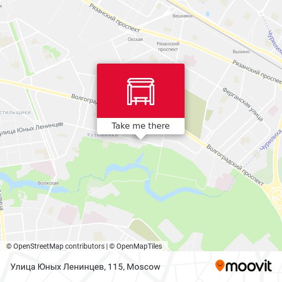 Улица Юных Ленинцев, 115 map
