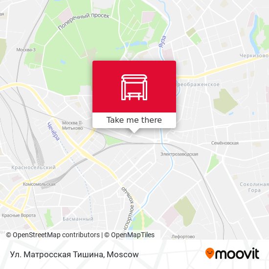 Ул. Матросская Тишина map