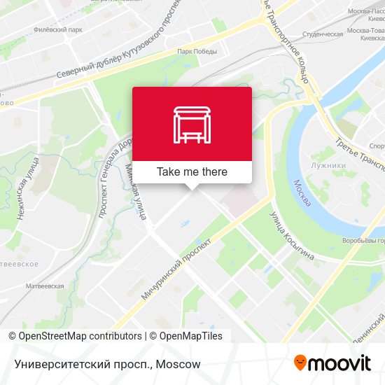 Университетский просп. map