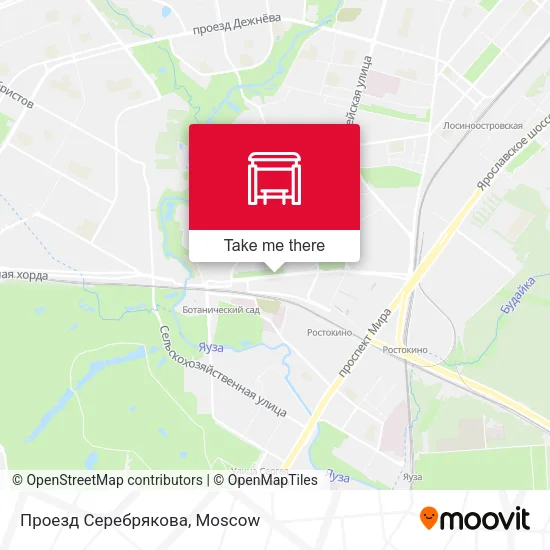 Проезд Серебрякова map