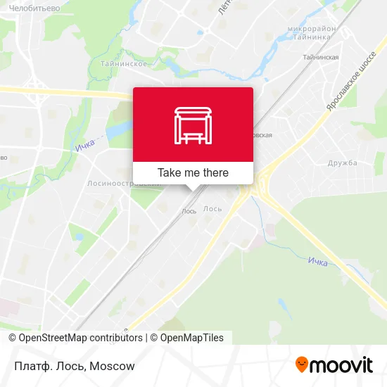 Платф. Лось map