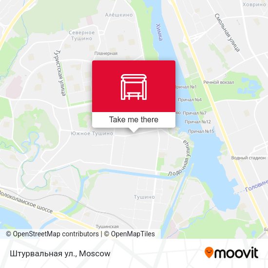 Штурвальная ул. map