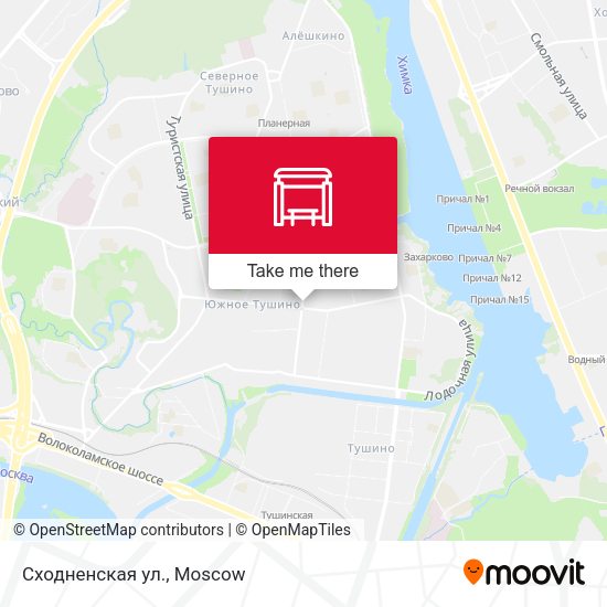 Сходненская ул. map