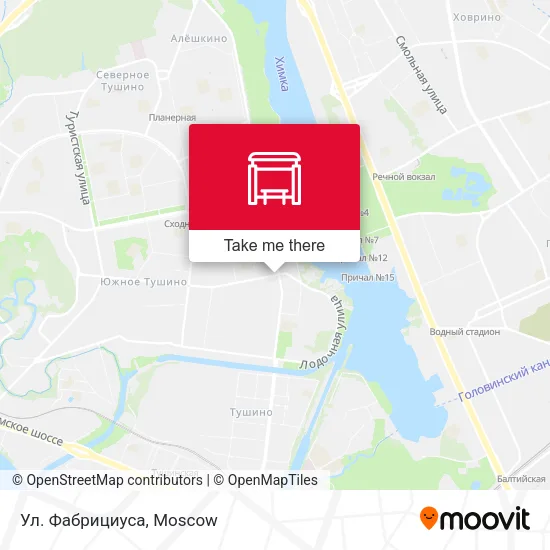 Ул. Фабрициуса map