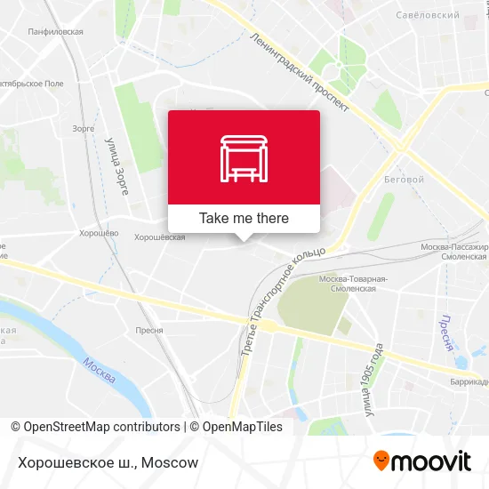 Хорошевское ш. map