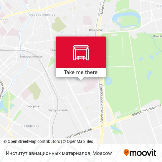 Институт авиационных материалов map