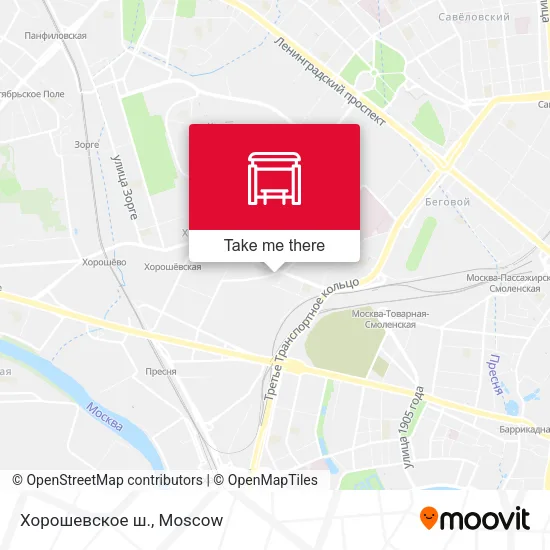 Хорошевское ш. map