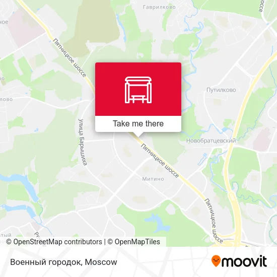 Военный городок map