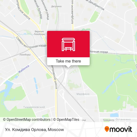 Ул. Комдива Орлова map