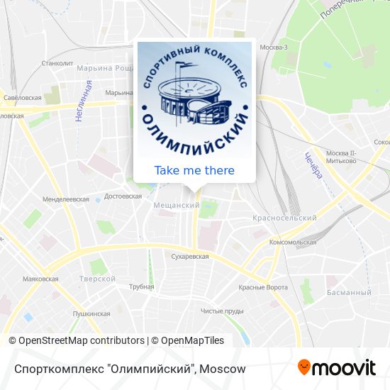 Спорткомплекс "Олимпийский" map