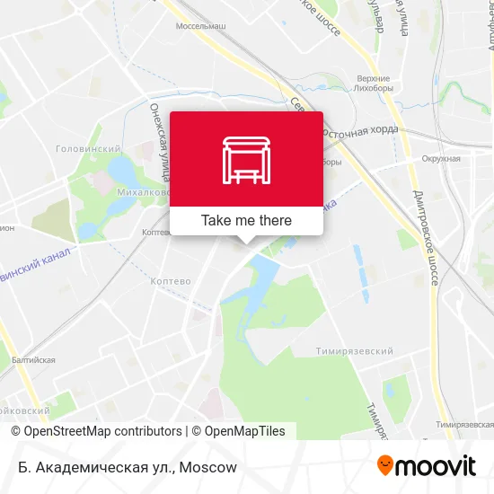 Б. Академическая ул. map