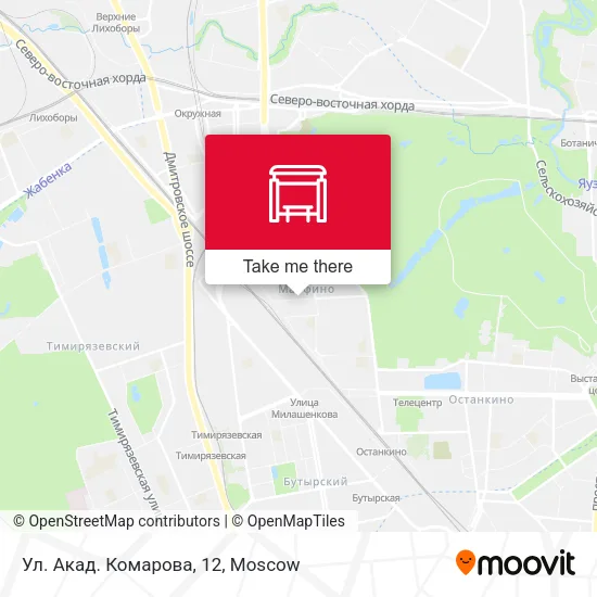 Ул. Акад. Комарова, 12 map