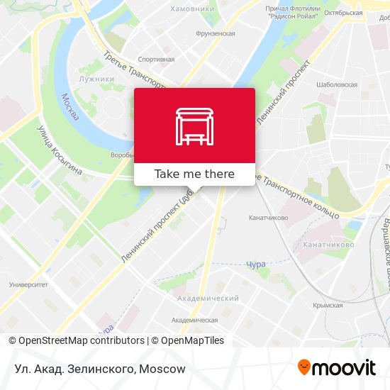 Ул. Акад. Зелинского map