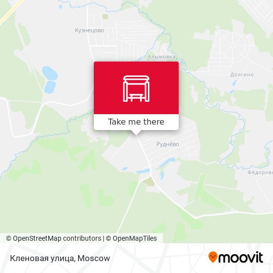 Кленовая улица map