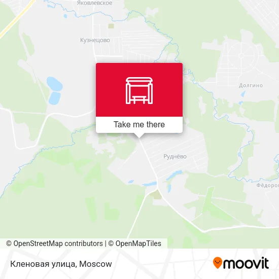 Кленовая улица map