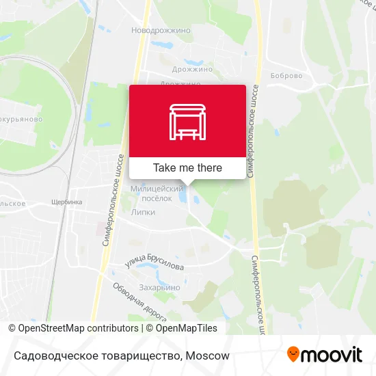 Садоводческое товарищество map
