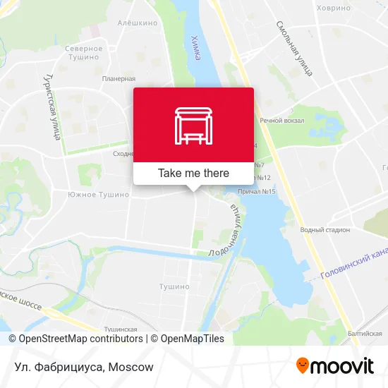 Ул. Фабрициуса map