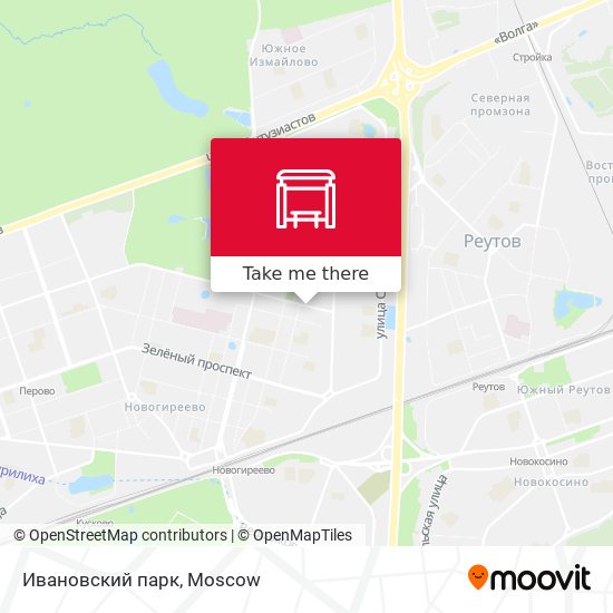 Ивановский парк map